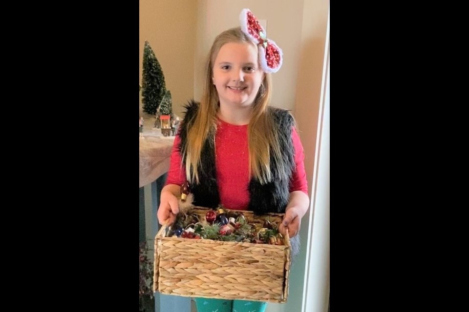Aspen Williams, 8, is making homemade crafts and giving the proceeds to Riverside Mission. Photo courtesy Aspen's Crafts for a Cause Facebook page