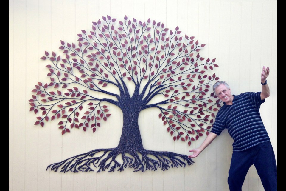 Bill created a huge memorial tree, every detail perfectly sculpted for SGEU (Saskatchewan Government and General Employees' Union) workers who lost their lives on the job. The sculpture was created and launched last year (2017) and is now placed at the SGEU building in Regina. Bill says it was an “honor to create this memorial tree for the hardworking men and women who lost their lives on the job. The names that are on the tree will never be forgotten.” 