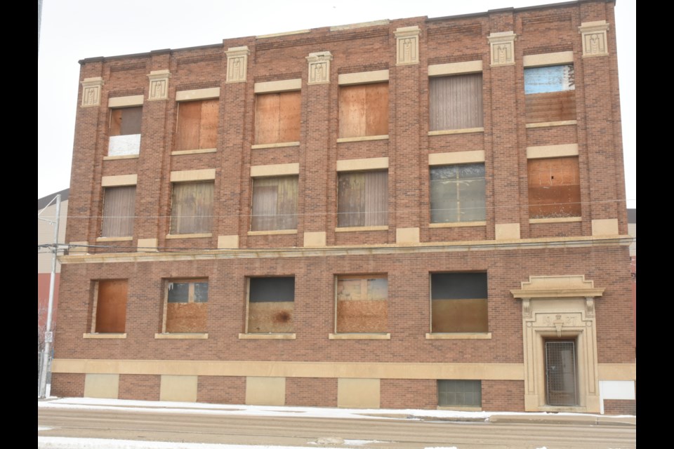 The former Morrison Blackwood Hardware Building at 134 Manitoba Street West. Photo by Jason G. Antonio