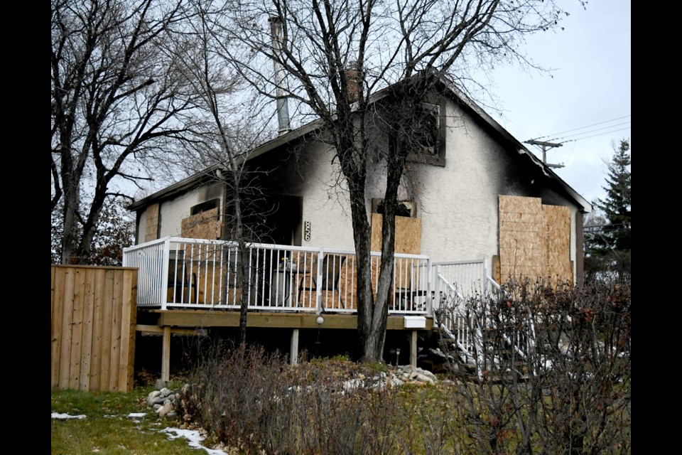 The family home of Cory and Shauna Bzdel was lost to fire on Friday afternoon.