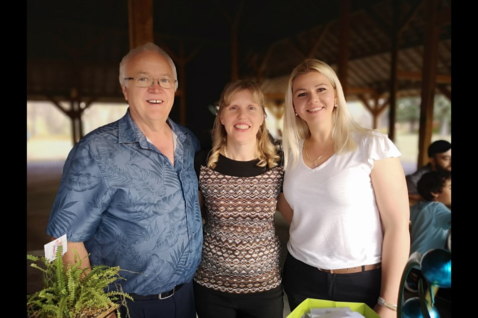 Co-owners of Charlotte's Catering. Left to right: Bernie Dombowsky, Charlotte Dombowsky, and Aleksandra Bijelic. 