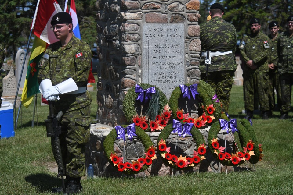 Sights from the 2023 Decoration Day ceremony at the Rosedale Cemetery in Moose Jaw.