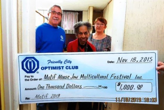 optimist motif donation