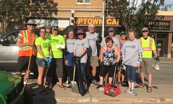 sidewalk days cheque rotary 2019