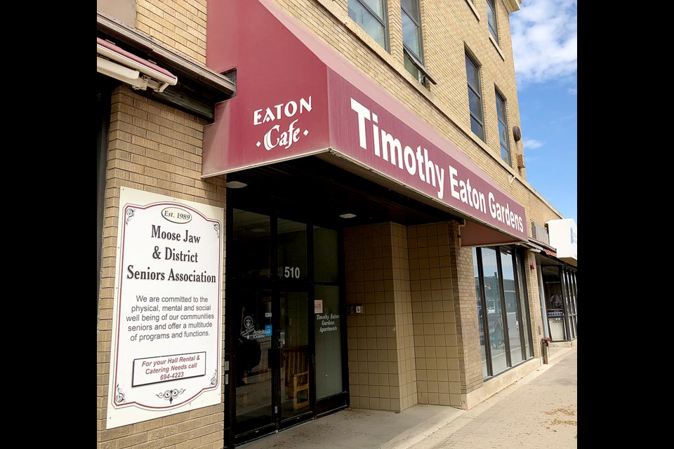 The association is located at the Timothy Eaton Gardens at 510 Main St. N. in Moose Jaw
