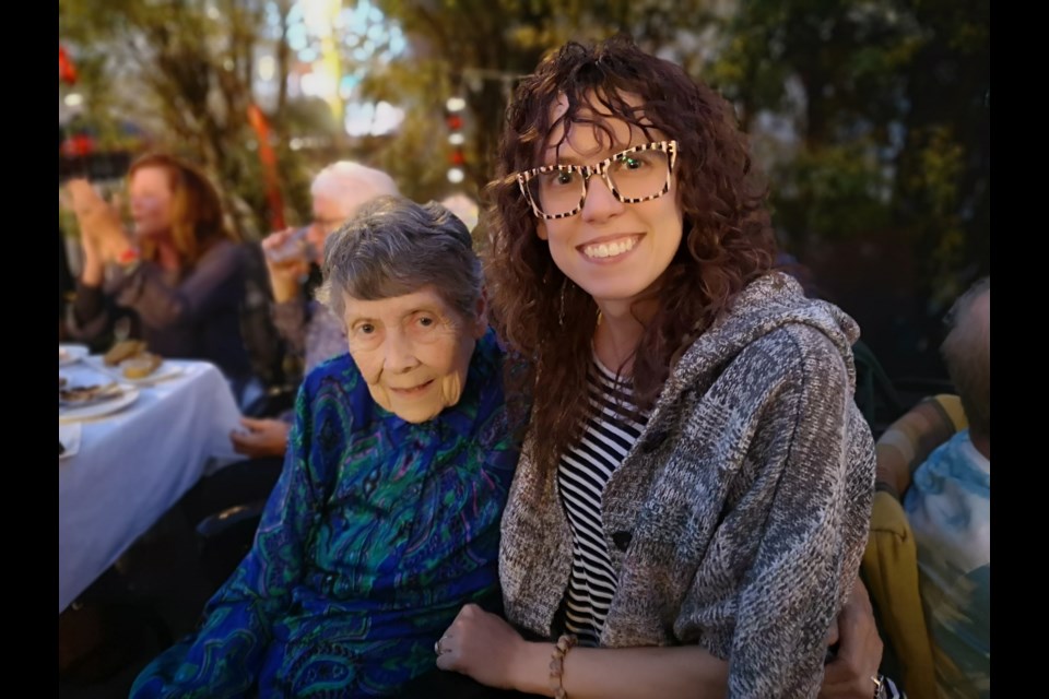 Gladys Pierce founded Hopkins Dining Parlour in 1978. Left to right: Gladys Pierce and her granddaughter, Samantha Pierce. 