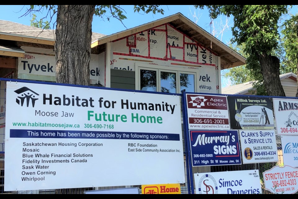 Habitat for Humanity is building a new duplex at 1015 Ominica Street East for two families. Photo by Jason G. Antonio