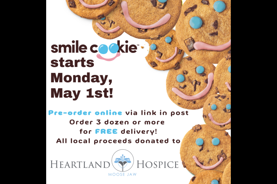 The Smile Cookie campaign starts Monday, May 1