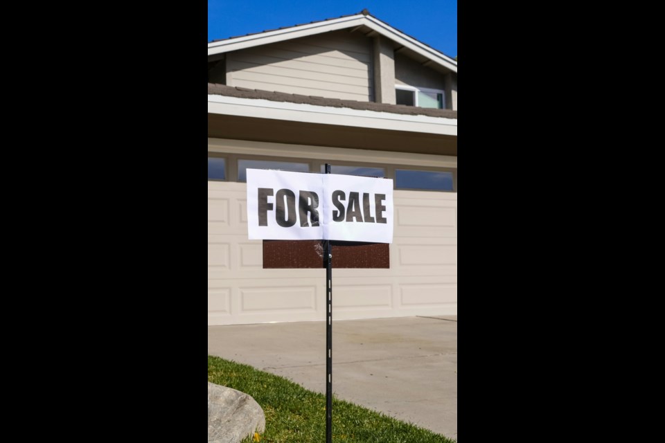 A home for sale. 