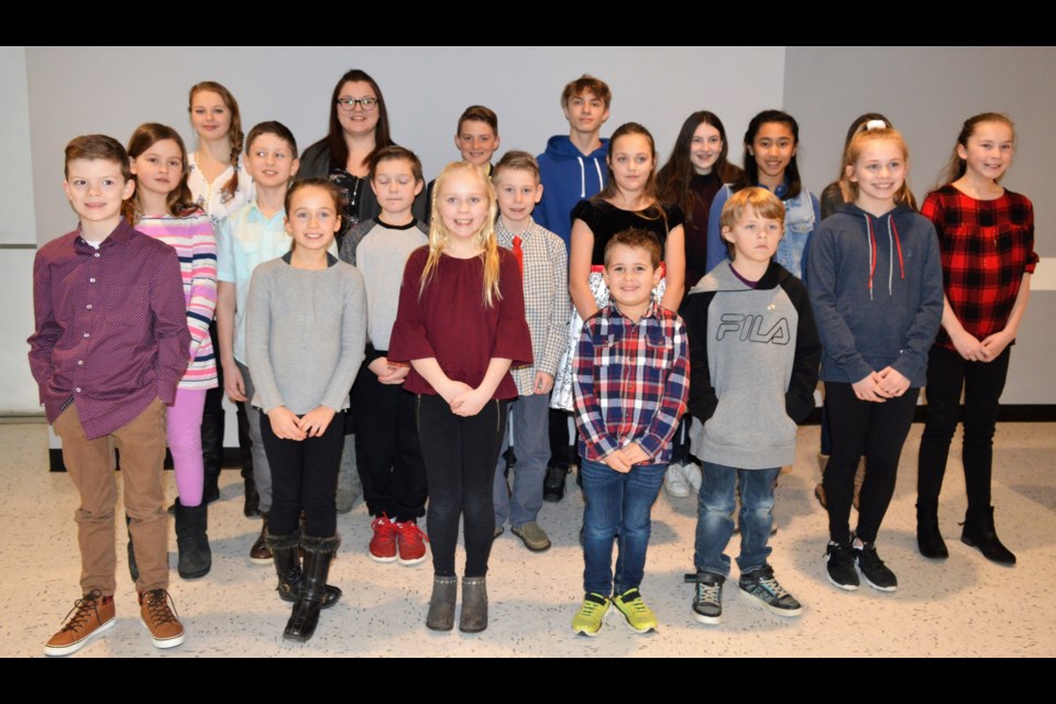 The Royal Canadian Legion Moose Jaw Branch No. 59 honoured area students for their best posters, poems and essays as part of their Remembrance Campaign. (Matthew Gourlie photo)