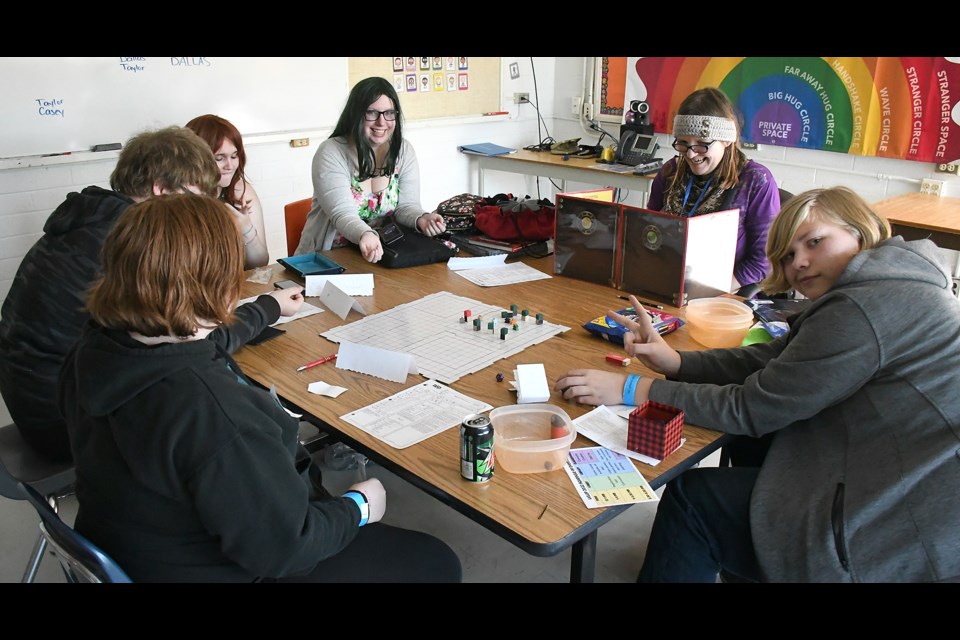 Dungeons and Dragons was one of the more popular games, with players taking part in several pop-in campaigns.