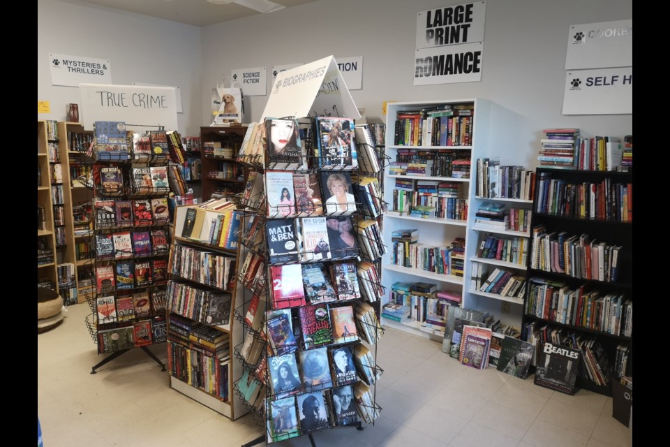 A look inside the local animal shelter's bookstore.