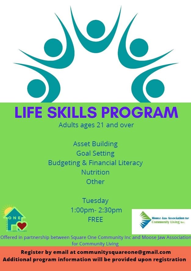 Life skills program poster