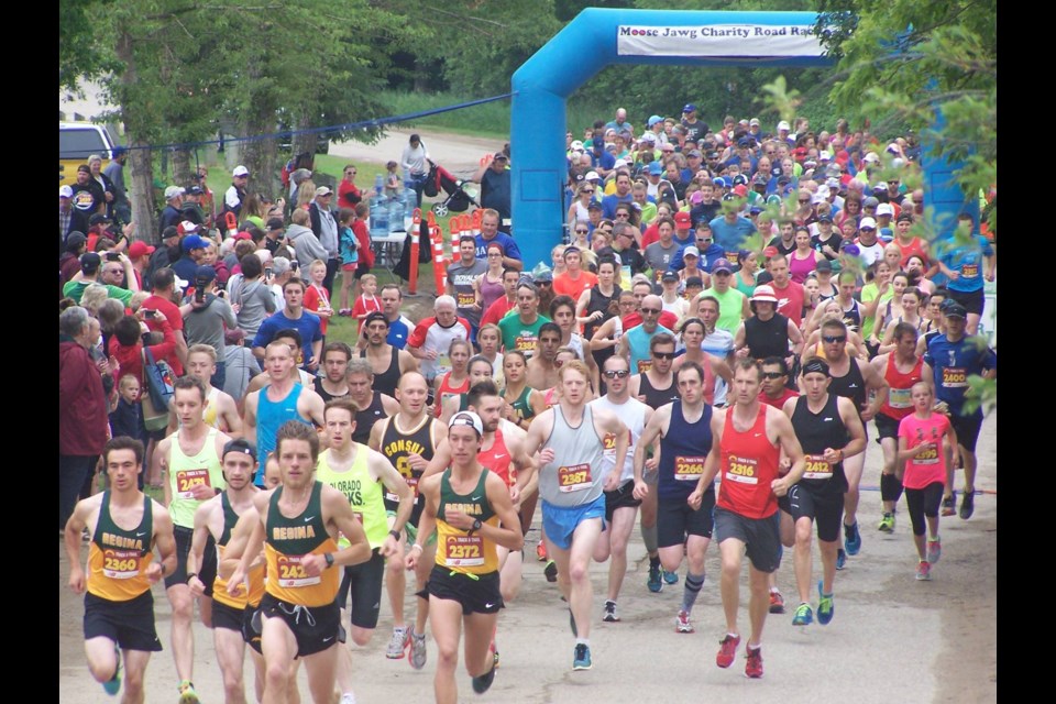 The 18th annual Moose Jawg Charity Road Race is hoping to raise $5,000 this year for the Moose Jaw Hospital Foundation. Photo courtesy Moose Jawg Facebook page
