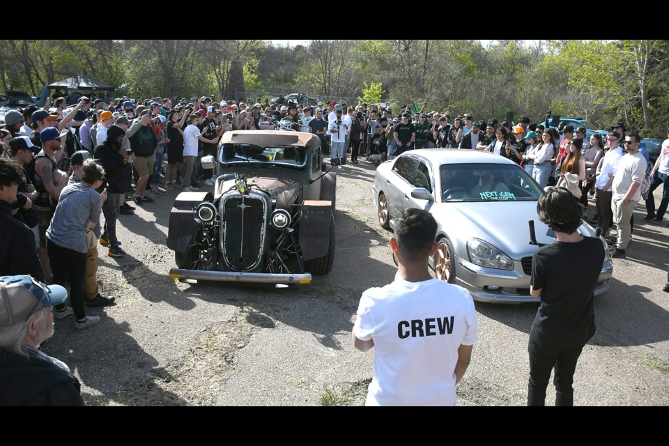 It might have sounded like a military engagement at times, but the Loudest Exhaust competition was a wildly popular stop for the crowd at the end of the day.