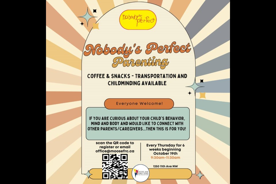 Nobody's Perfect Parenting program at the Moose Jaw Early Years Family Resource Centre