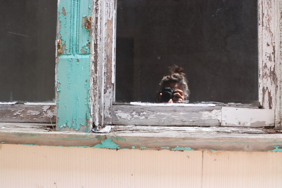 A close-up shot of a derelict home at 749 Stadacona Street East. All photos courtesy Michele Bordessa