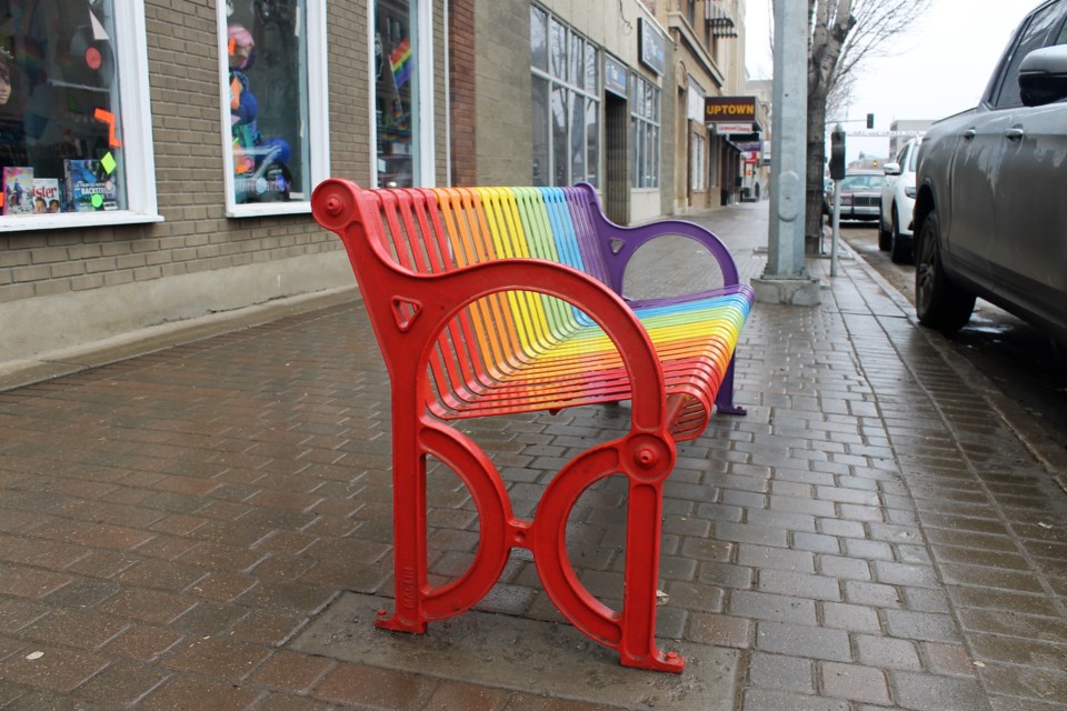 pride bench