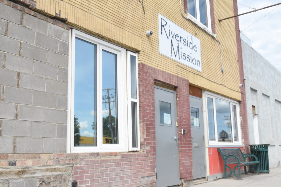 Riverside Mission feeds nearly 100 people each day at its kitchen on Manitoba Street. Photo by Jason G. Antonio 