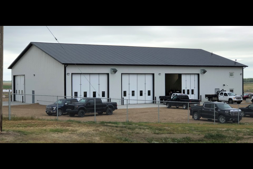 The new 9,600-square-foot public works shop. Photo by Jason G. Antonio