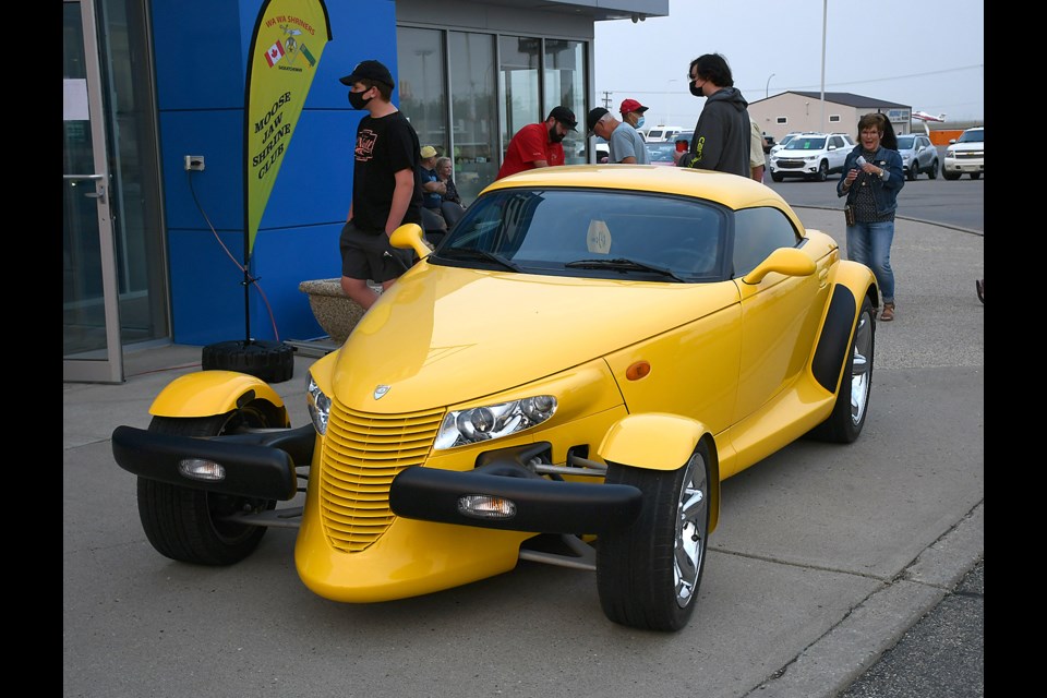 The 2000 Plymouth Prowler loomed large over the proceedings.
