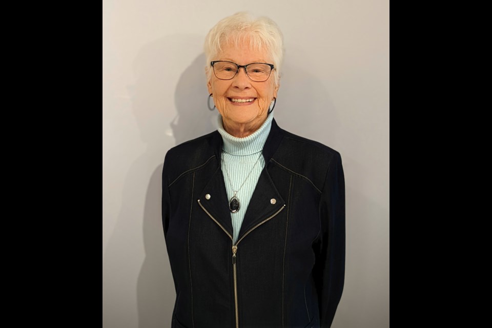 Kathleen Thompson has been leading bus tours for 42 years. Her last tour is this fall. Photo by Gordon Edgar