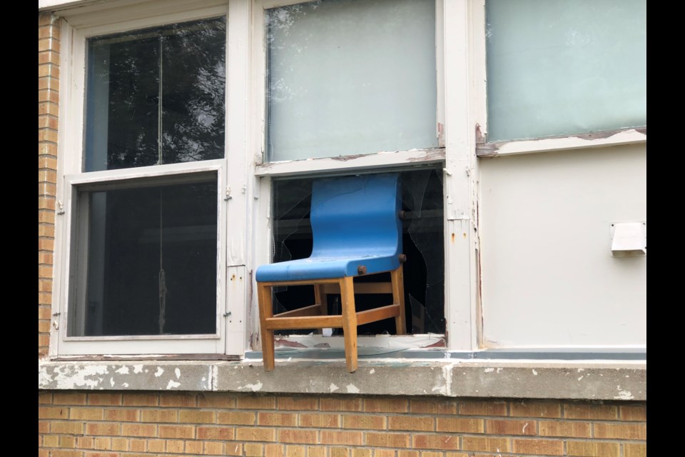 An example of vandalism at the former Valley View Centre. Photo submitted