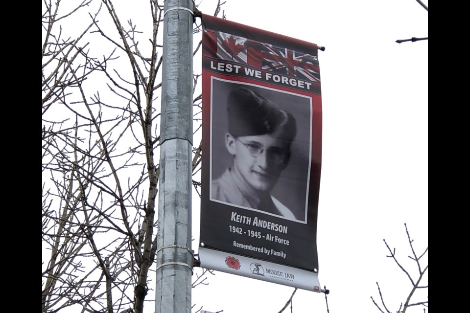 A banner honouring Keith Anderson. Photo by Jason G. Antonio