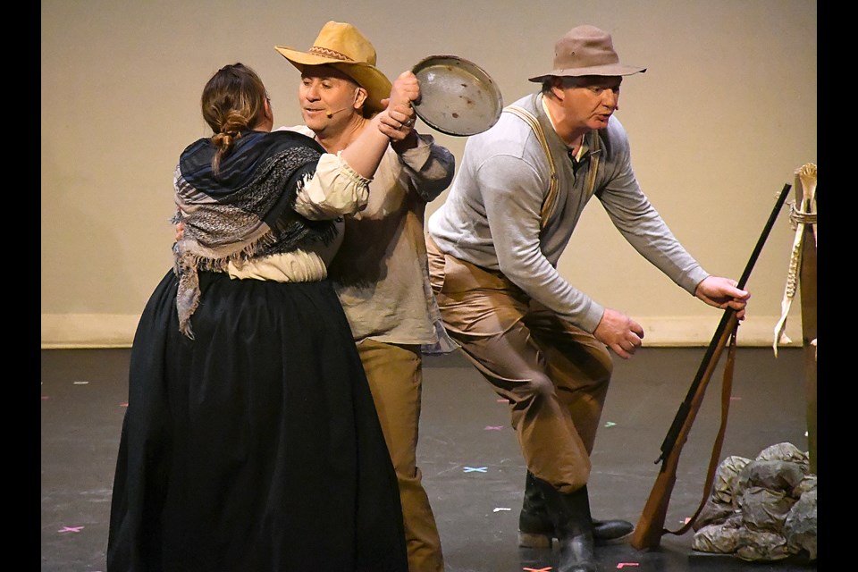 A scene from the Community Players' recent performance of "Notoriously Moose Jaw." | Randy Palmer