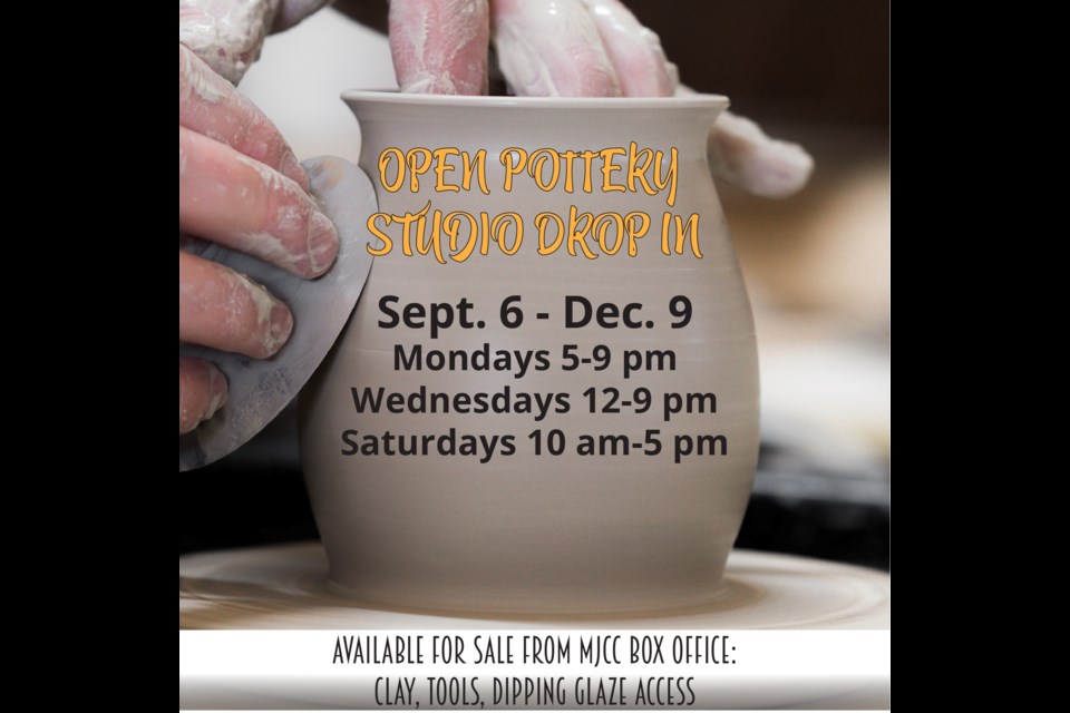 Drop-in, self-directed pottery memberships are now available at the MJCC