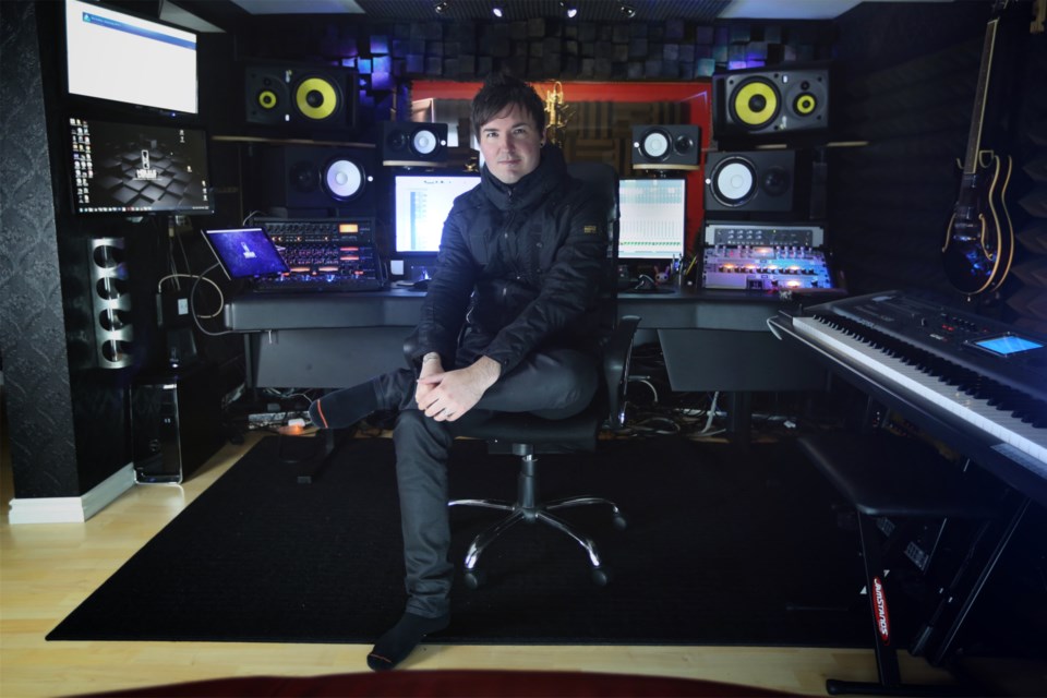 Jared Robinson in the Studio 