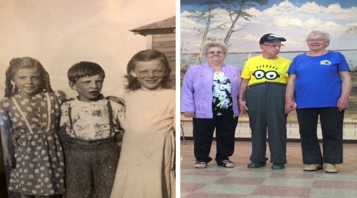 dryhorub triplets 80th birthday picture