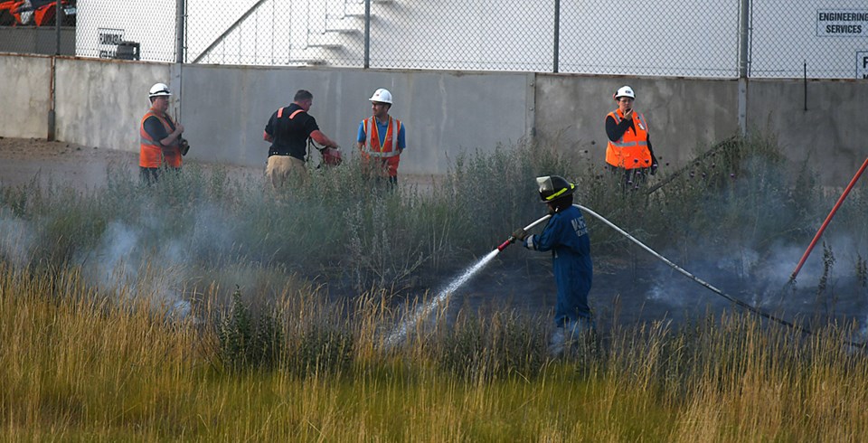 CP railyard fire