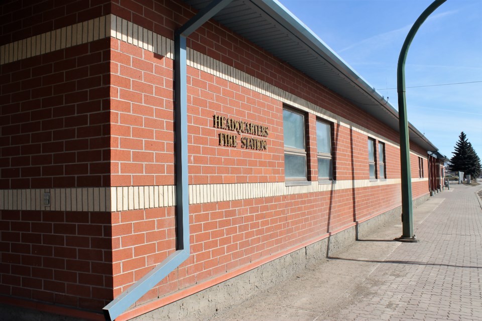 fire hall main st sign