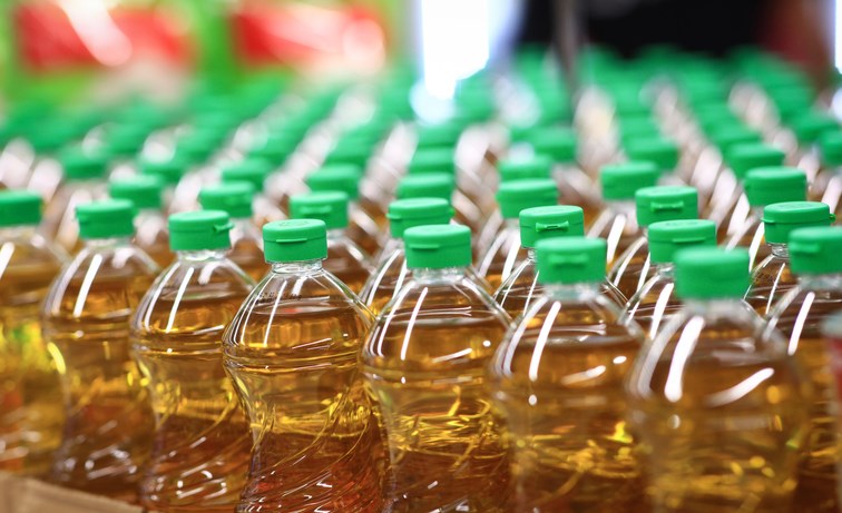 canola oil bottles getty images