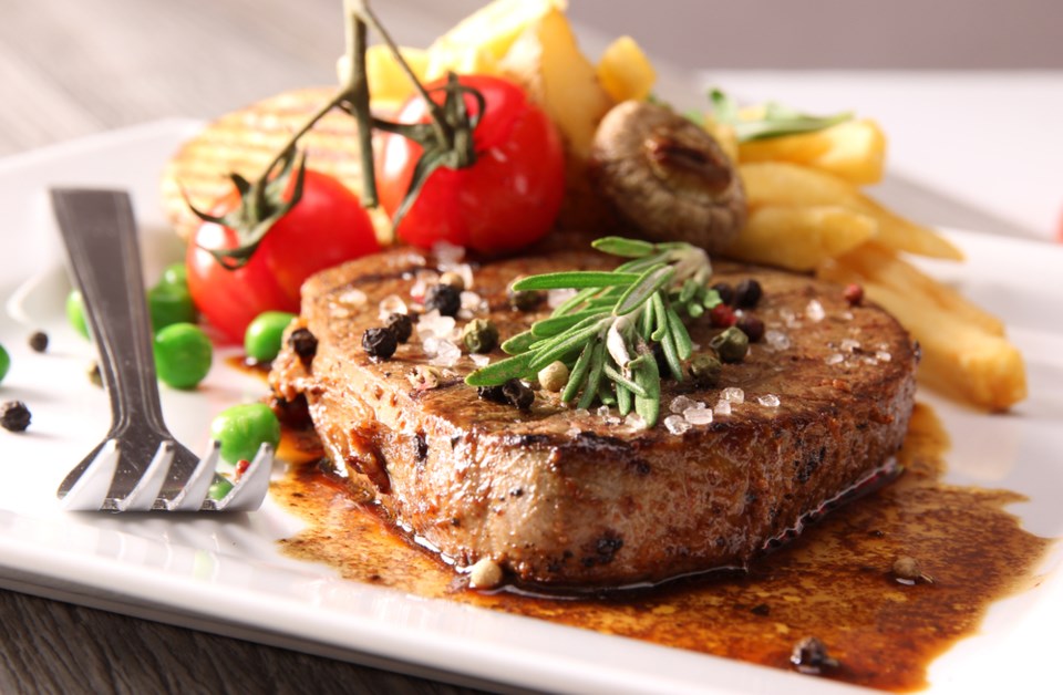 steak dinner shutterstock