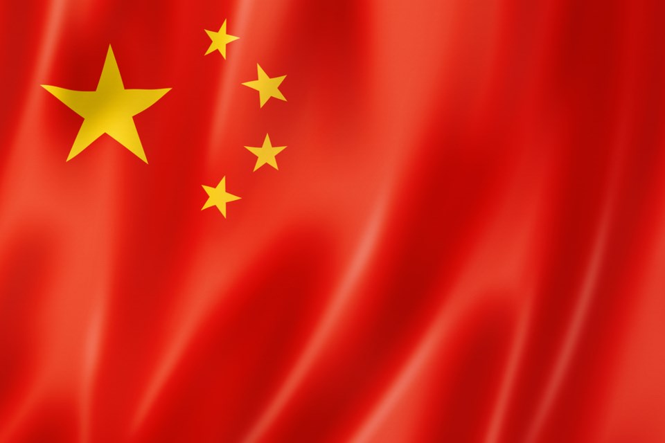 chinese flag shutterstock