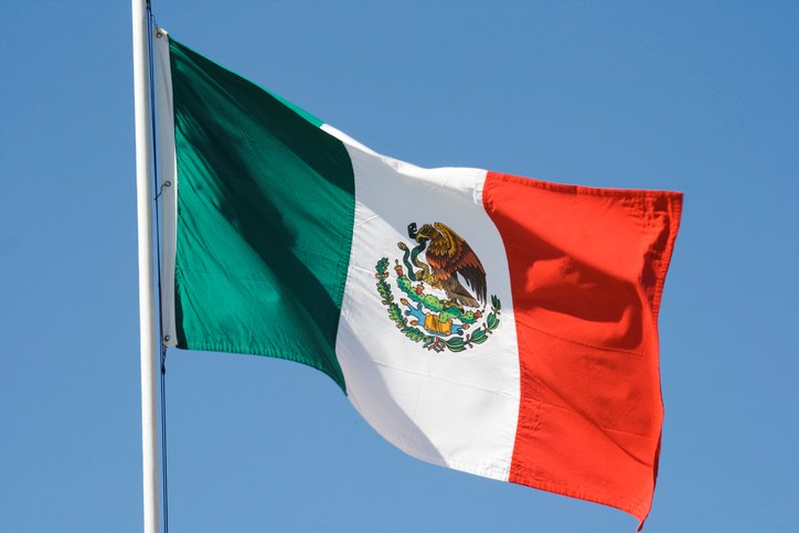 mexican flag flying getty images