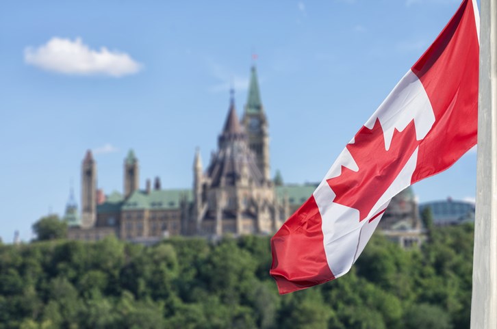 ottawa canada flag getty images