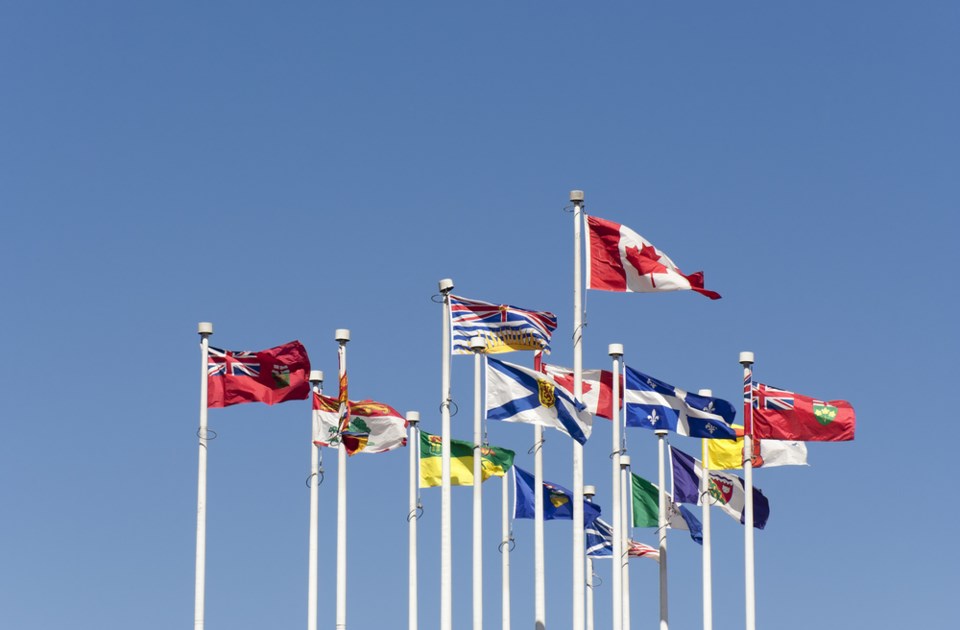 shutterstock provincial flags