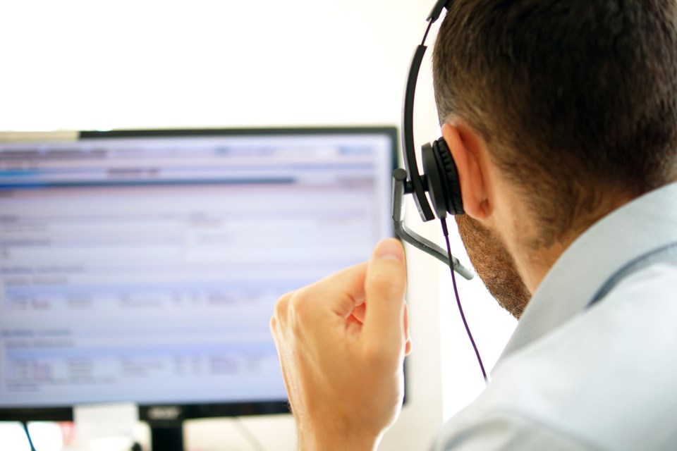 Telephone help line