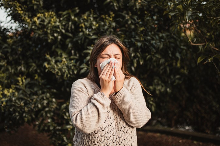 sneezing seasonal allergies getty images