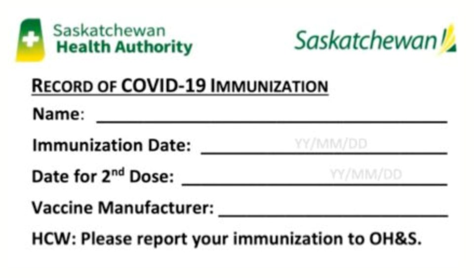 Vaccination card