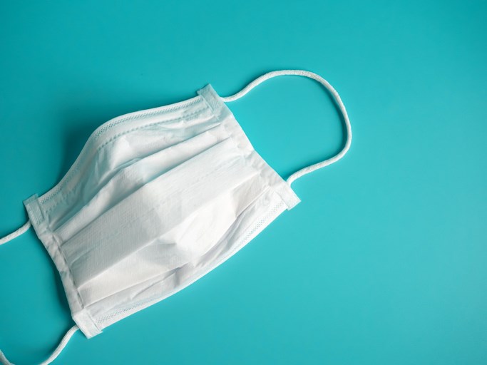 white surgical mask getty images