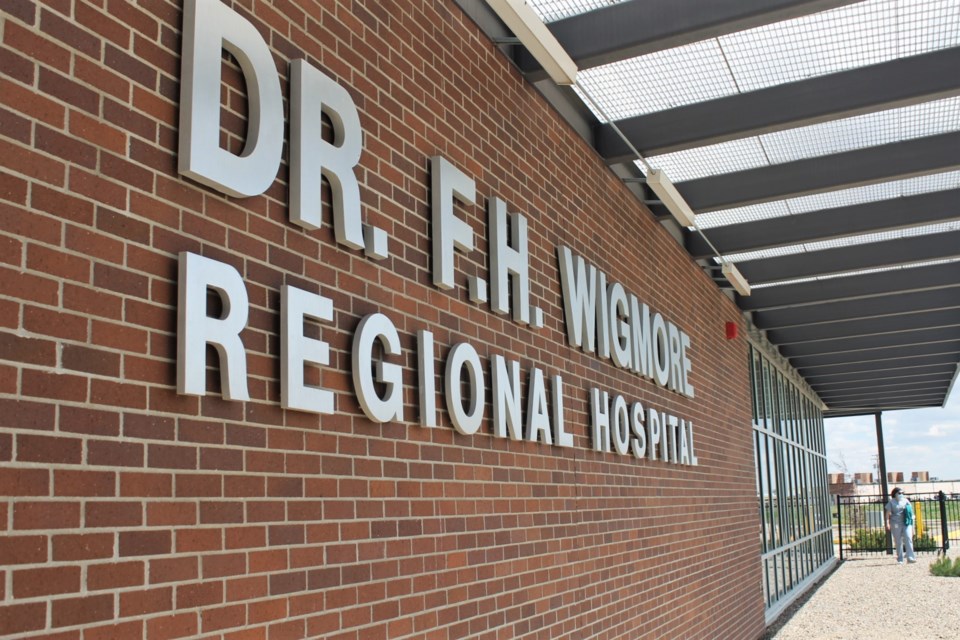 Dr. F.H. Wigmore Regional Hospital. (photo by Larissa Kurz)