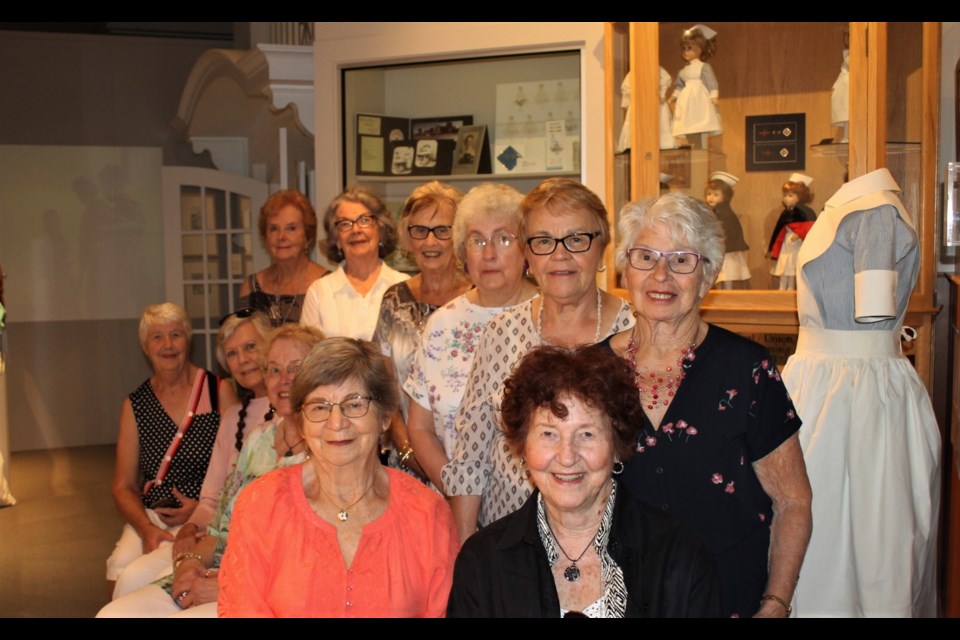 The nursing class of September 1959, at their 60th reunion in 2019.