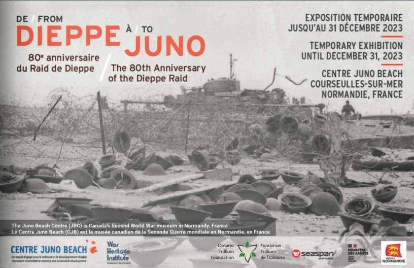 The front of the postcard. Photo courtesy Juno Beach Centre Association