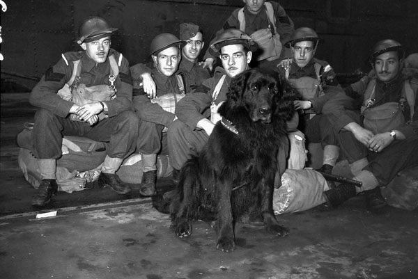 Canadian troops en route to Hong Kong in November 1941. Photo courtesy Library and Archives Canada