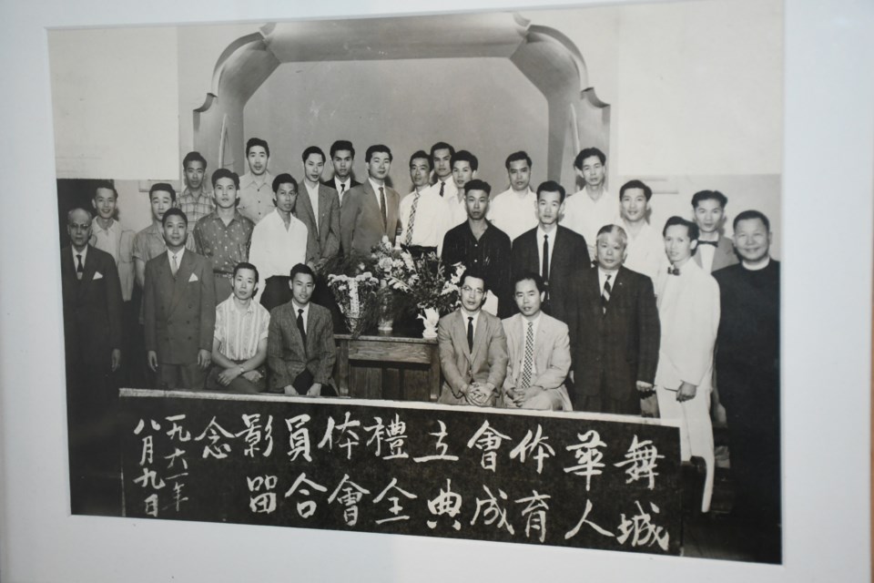 A photo of members of the Chinese Athletic Club during the organization’s 1961 inauguration. All photos by Jason G. Antonio