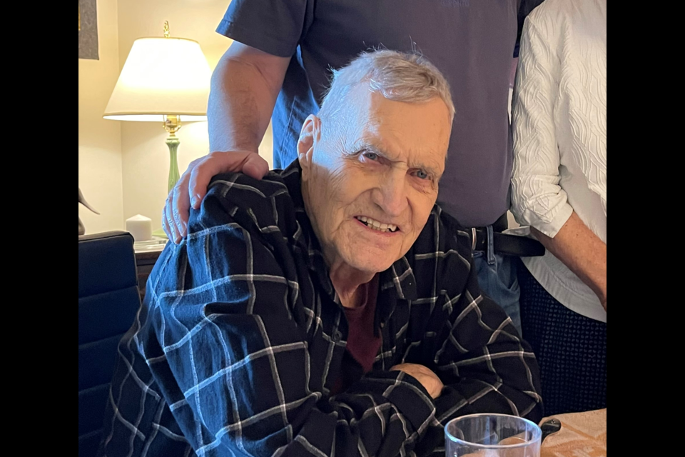 Murray Cathcart at a recent family gathering (courtesy Scott Cathcart)